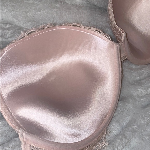 Victorias Secret Very Sexy Push up Bra Pink Lace & Rhinestone Straps - Picture 9 of 9